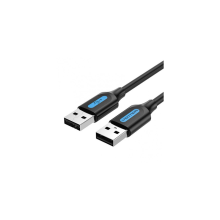 КАБЕЛЬ USB 2.0 ПАПА-ПАПА/1,5 М ЧЕРНЫЙ COJBG VENTION