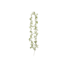 Garland FLOWERLY 1.7cm, white flowers