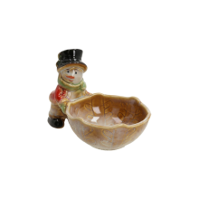 Украшение СНЕГОВИК ЭМИ 16x10x9,5см