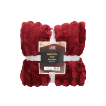 Plaid GLEN XL 200x230cm, red