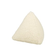 Pillow LARRY tetrahedron, 32x32x32cm, natural white