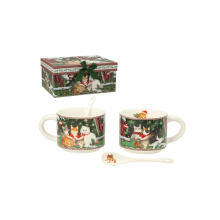 Mugs MIA CATS 2pcs H6,8cm 280ml, in gift box