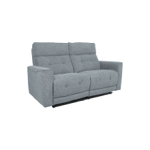 Recliner sofa BOSCO 2-seater with electric mechanism, bluish grey