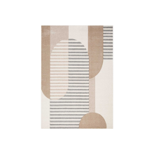 Carpet DIXIE CARVED-5, 133x190cm, grey/beige