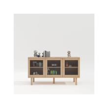 Sideboard HANSEN 140x40xH75cm, melamine