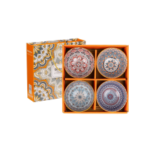 Set BOHEMIA 4-bowls, colourful