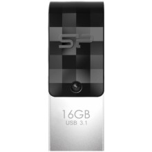 Silicon Power flash drive 16GB Mobile C31 USB-C, black