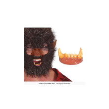 Werewolf teeth with fangs