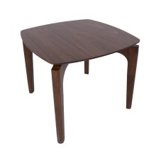 Side table HAYDIE 60x60xH50cm, walnut