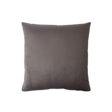 Pillow VELVET NEW 50x50cm, with zipper, taupe