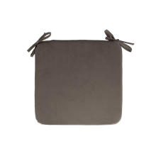 Chair pad VELVET NEW 39x39xH2,5cm, taupe