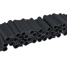 Clips for SOLID screen strips - dark grey