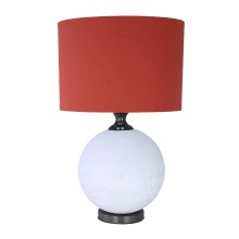 Table lamp LUXO H56cm, red/white