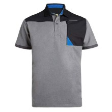 Work polo shirt North Ways Horten 1403, black/grey, size M