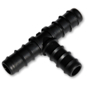 Tee, 3 x 12mm hose barb