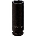 Hexagon deep impact socket 19mm 1/2" Irimo blister