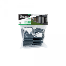 Clips for SOLID screen strips - dark grey