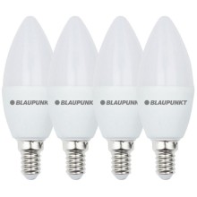 Blaupunkt LED lamp E14 595lm 7W 2700K 4pcs
