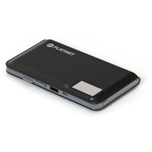 Platinet power bank Leather 12000mAh LCD 2.1A Li-Po (43799)
