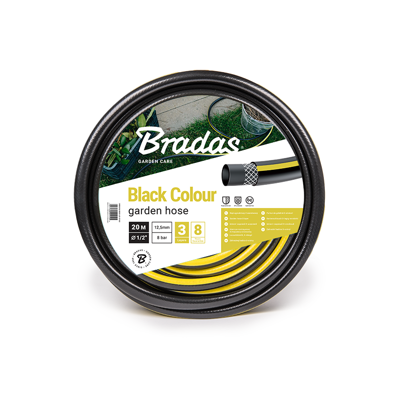 Garden hose BLACK COLOUR 5/8" - 30m Garden hose BLACK COLOUR 5/8" - 30m