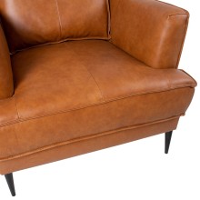 Armchair LEO light brown