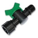Valve, 1/2" male thread / 3/4" female thread