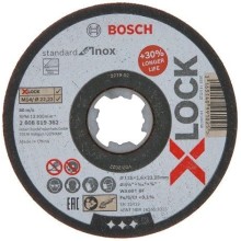 Cutting disc 125x1x22,23mm, Standard INOX, X-LOCK - 10pcs