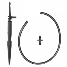 Arrow dripper, straight with adaptor and 50cm tube, 2,2l/h