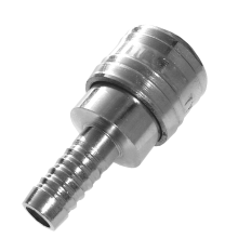 Quick connector for 6mm hose - STEEL-CHROME