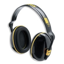 Earmuffs UVEX K-Series K200, black/yellow, dielectric