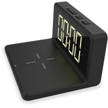 Platinet alarm clock + wireless charger 5W (45101)
