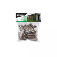 Clips for SOLID screen strips - brown
