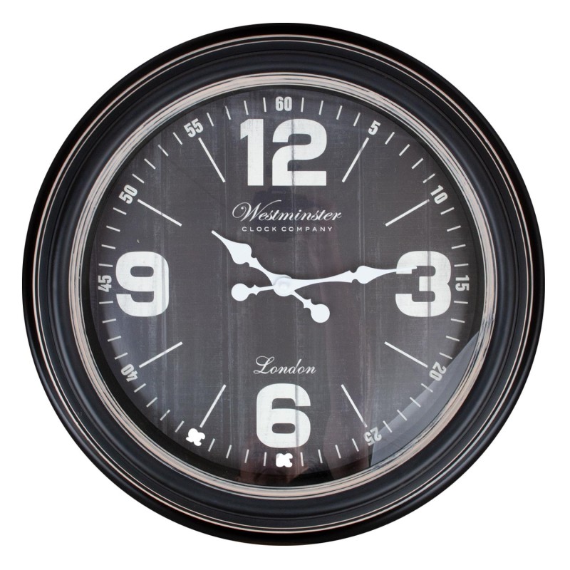 Wall clock GUSTAV D60cm, black Wall clock GUSTAV D60cm, black