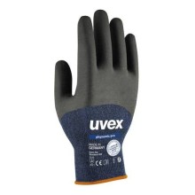 Safety gloves Uvex Phynomic Pro, blue, size 9
