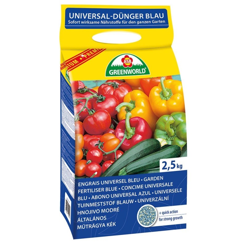 All-Purpose garden fertilizer BLUE ASB Premium 2,5 kg All-Purpose garden fertilizer BLUE ASB Premium 2,5 kg