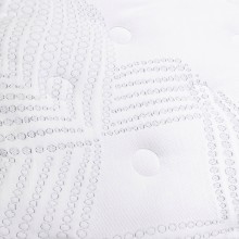 Bed POEM 160x200cm, with mattress HARMONY TOP, dark grey