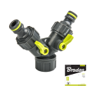 LIME LINE Tee 3/4" with 2 valves