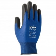 Töökindad Uvex Phynomic WET, vett tõrjuva polüamiid/elastaan + Aqua polümeerkattega, sinised, suurus 8