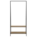 Clothes rack SEAFORD 77x37xH165cm, oak