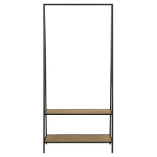 Clothes rack SEAFORD 77x37xH165cm, oak