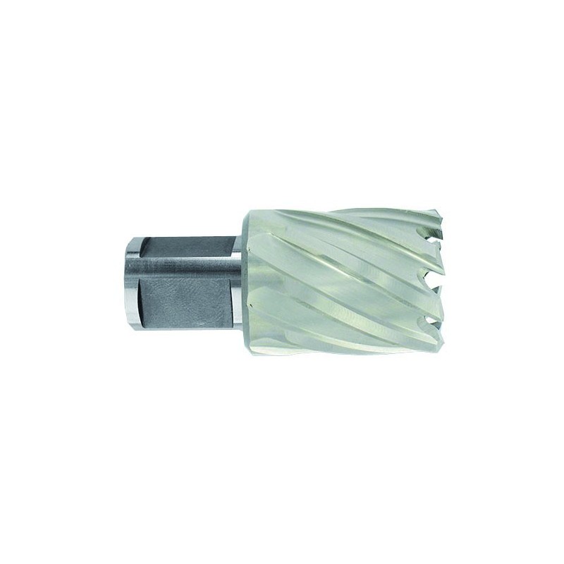 HSS Сore Drill Ø18X60X30 mm, short series. Weldon shank Ø19 mm. Bright, uncoated HSS Сore Drill Ø18X60X30 mm, short series. Weldon shank Ø19 mm. Bright, uncoated