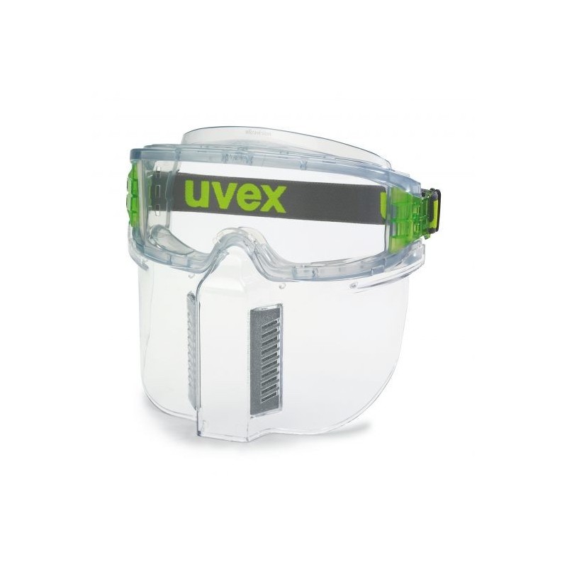 Face guard for UVEX ULTRAVISION, for models 9301 (shield only, no goggles included) Face guard for UVEX ULTRAVISION, for models 9301 (shield only, no goggles included)
