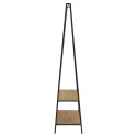 Clothes rack SEAFORD 77x37xH165cm, oak