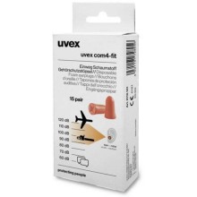 Uvex kõrvatropid COM4-FIT minikarp 15 paari, suurus S, SNR 33 dB