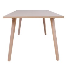 Dining table ADORA 150x90xH73cm, beech
