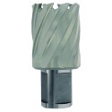 HSS Сore Drill Ø18X60X30 mm, short series. Weldon shank Ø19 mm. Bright, uncoated