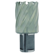 HSS Сore Drill Ø18X60X30 mm, short series. Weldon shank Ø19 mm. Bright, uncoated