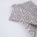 Table mat HOLLY OUTDOOR 43x116cm, grey rhombus