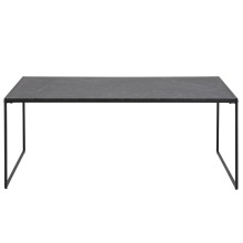 Coffee table INFINITY, 120x60xH48cm, black marble