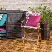 Chair FINLAY 54x57xH86cm with armrests, acacia